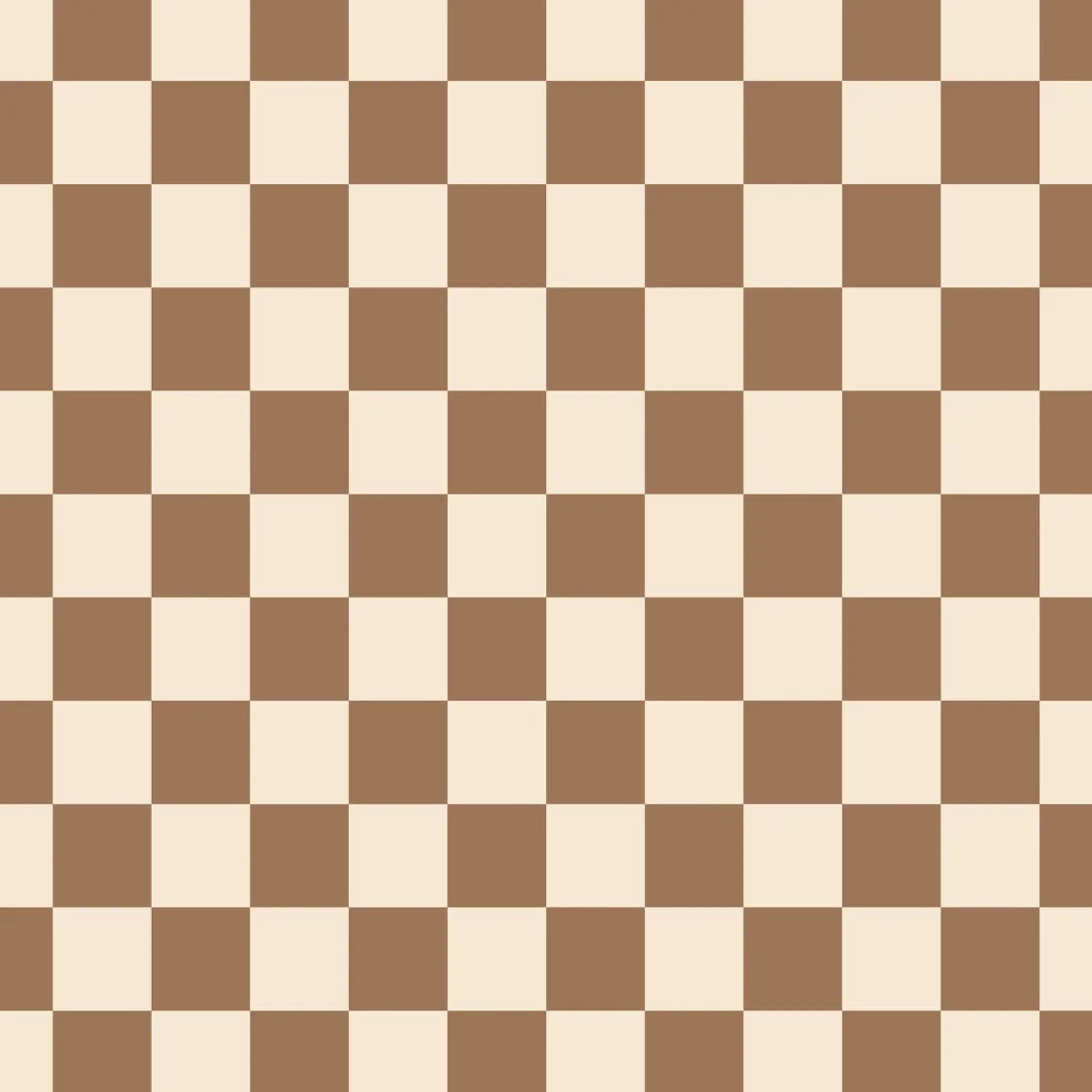 Kinderkamer behang van Studio Pieni met retro ruiten