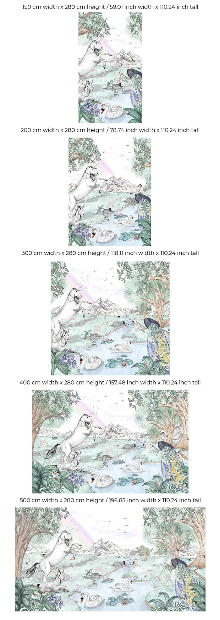 Unicorn Behang - Enchanted Unicorns