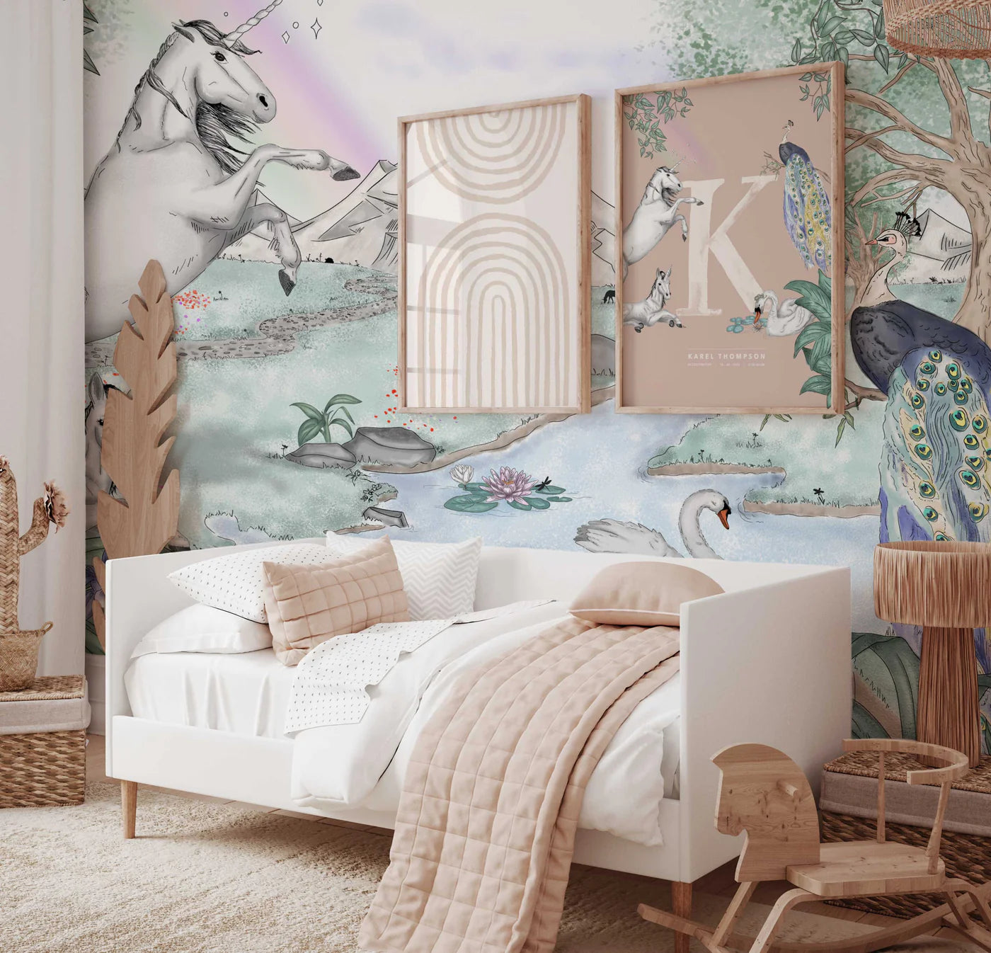 Unicorn Behang - Enchanted Unicorns