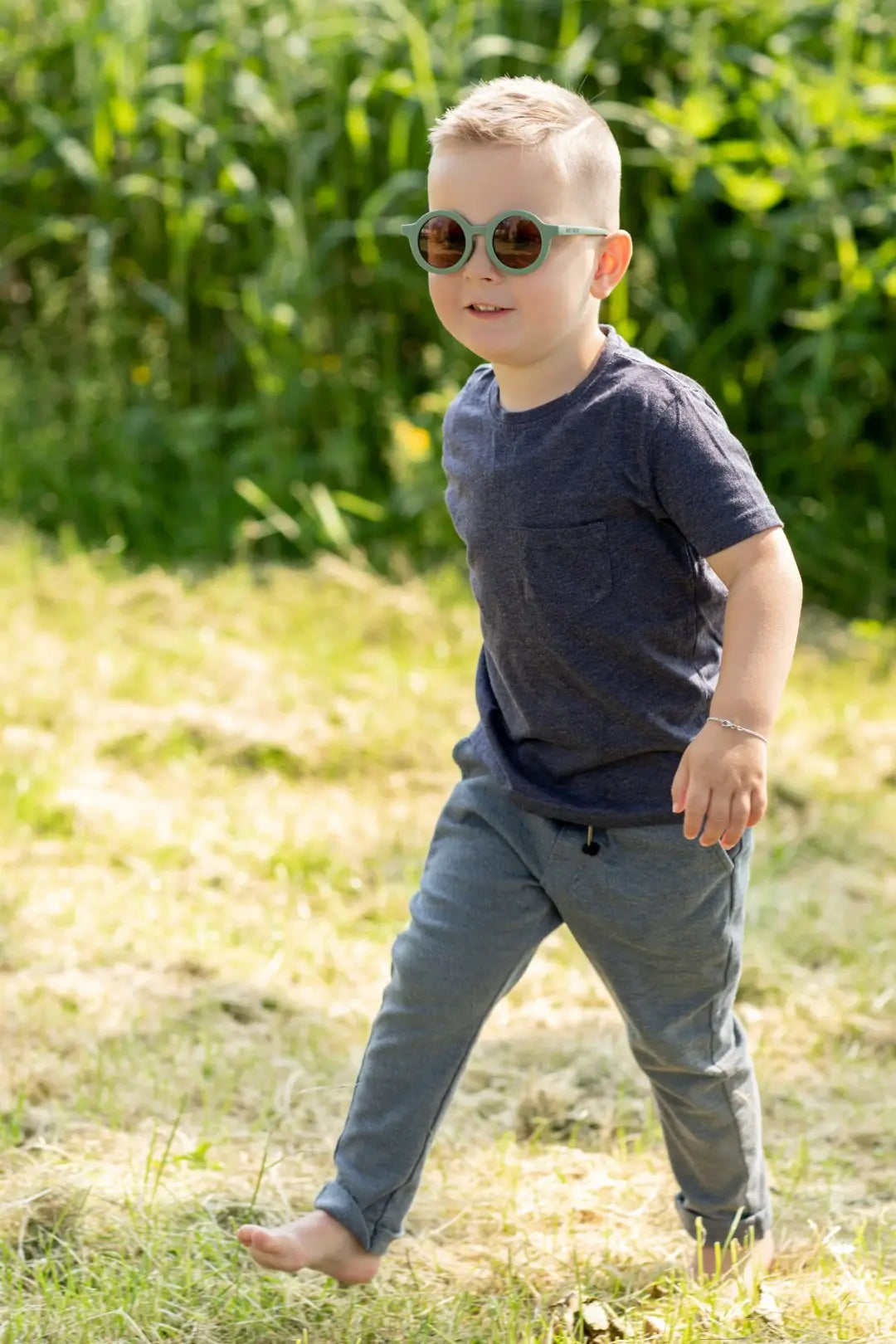 Kinder baby peuter zonnebril Baby Dutch groen