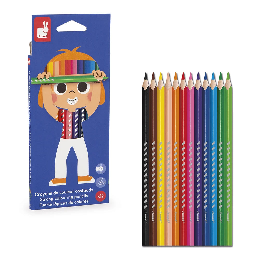 Kleurpotloden met huidskleur