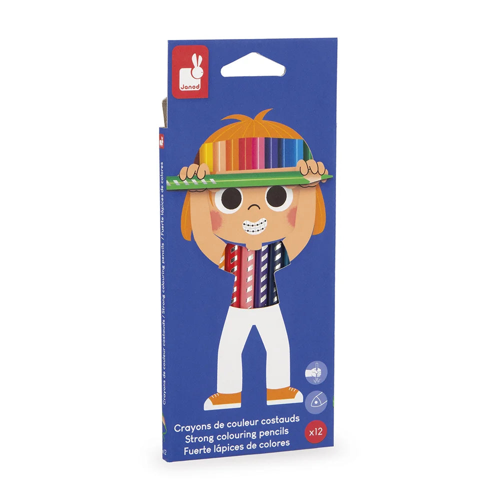 Kleurpotloden met huidskleur