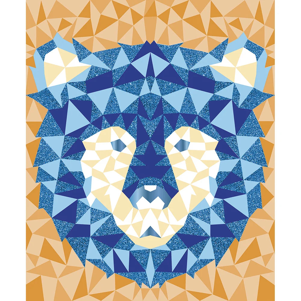 Knutselpakket met dieren en mozaiek voor kinderen