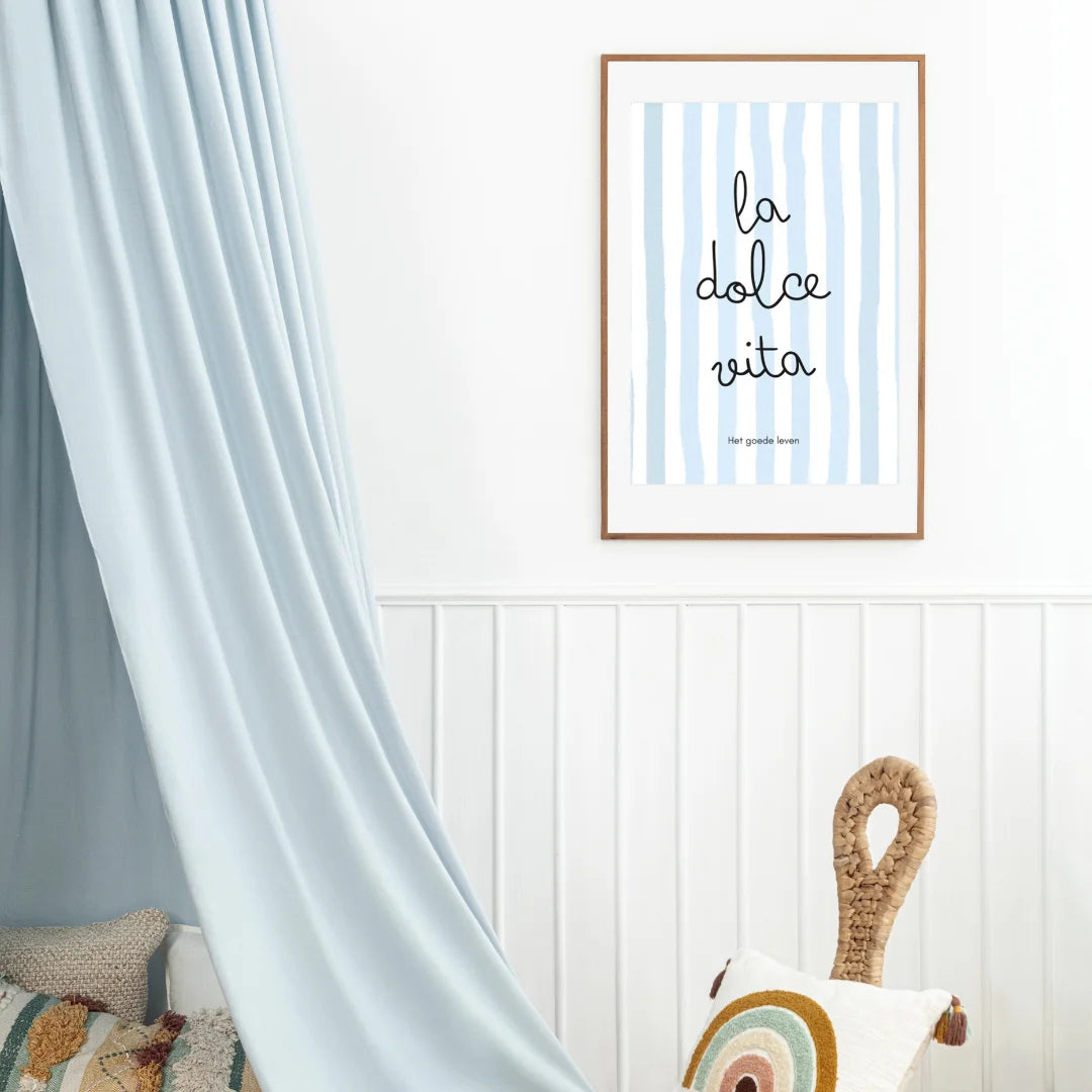 La dolce vita poster. Speciaal ontworpen voor kinderkamers.