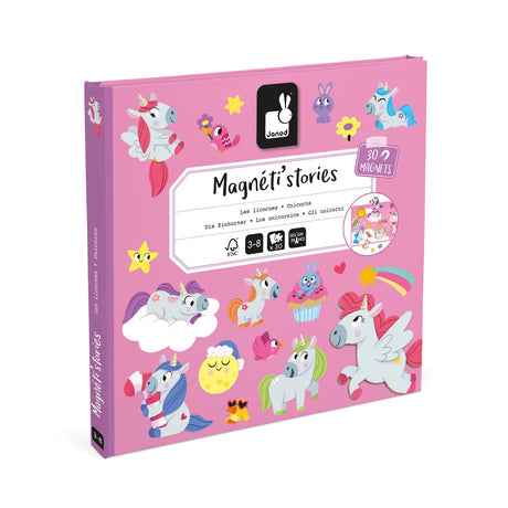 Magneetboekje met unicorns van het merk Janod