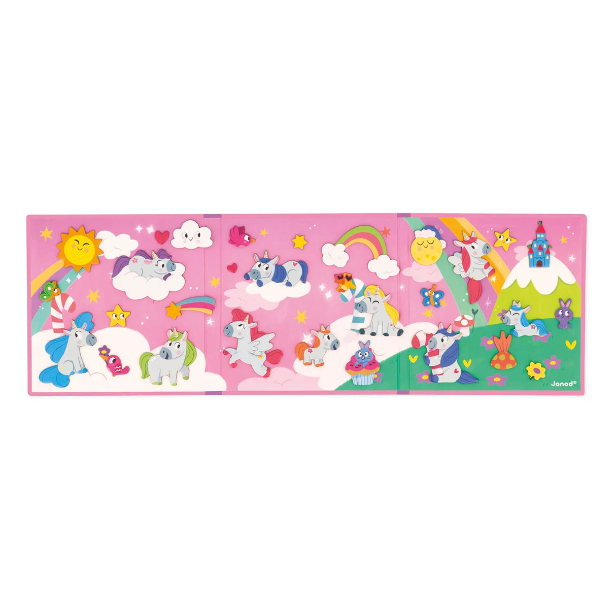 Unicorn magneetboek voor meisjes van het merk Janod