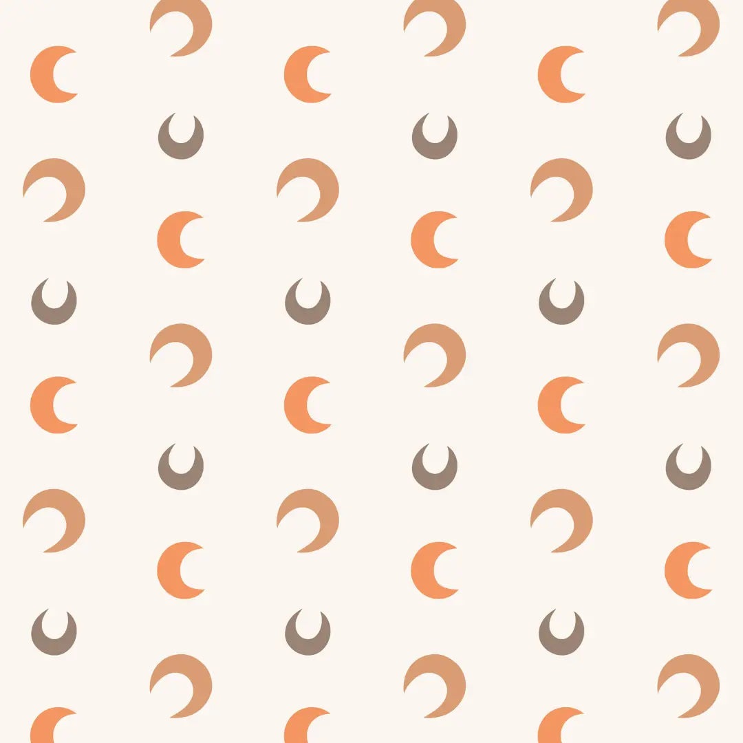 Kindenkamer behang met maantjes