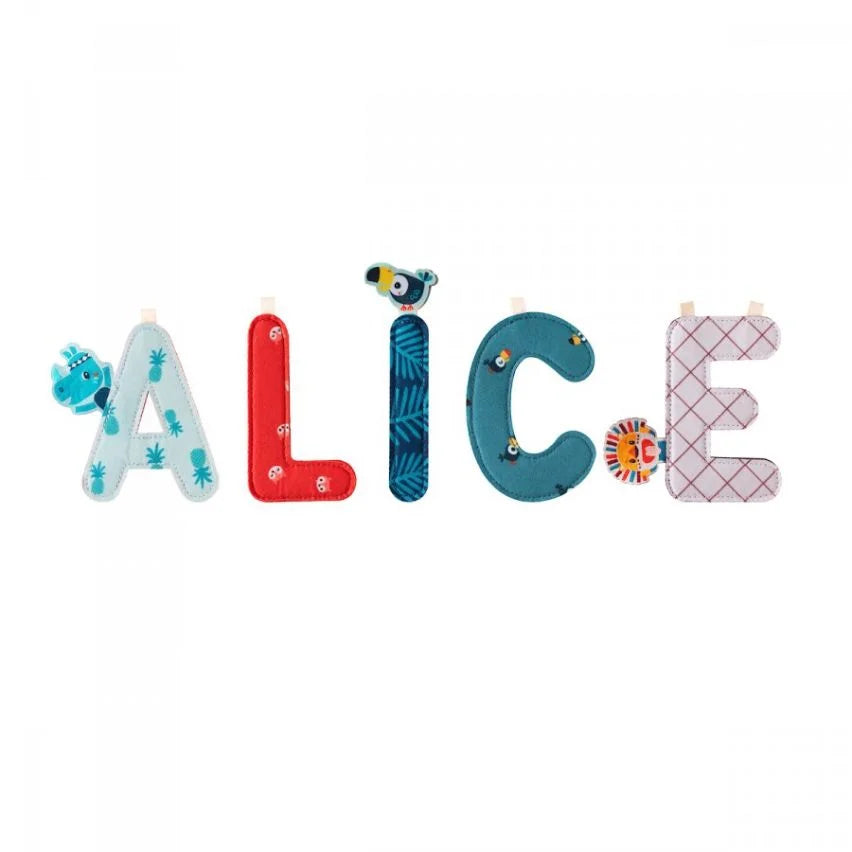 Letterslinger / naamslinger Lilliputiens voor kinderen