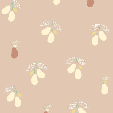 Behang voor kinderkamer of babykamer met peren