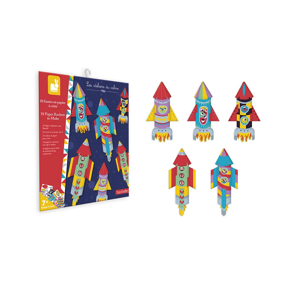 Knutselpakket voor jongens om rakketten te bouwen