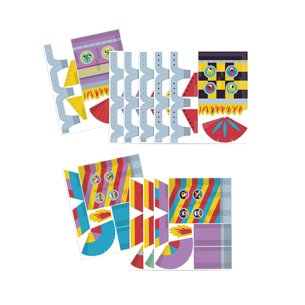 Knutselpakket voor jongens om rakketten te bouwen van het merk Janod