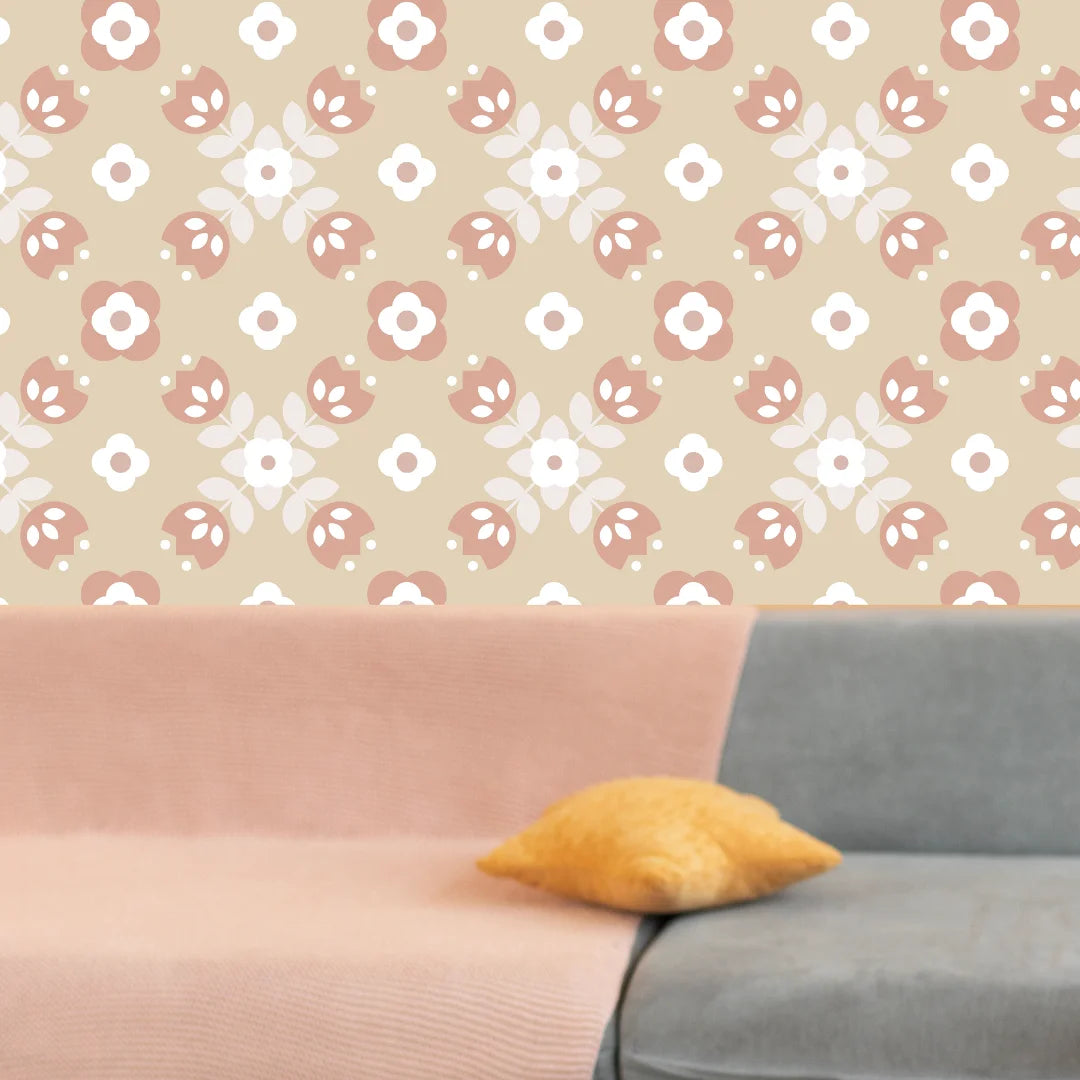 Retro behang voor kinderkamers en babykamers