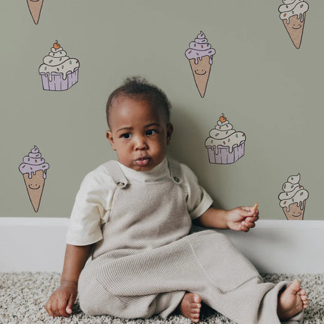 Ice cream behang