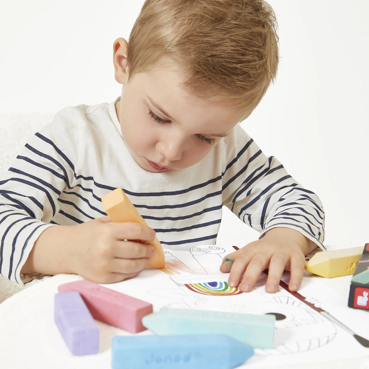 Stoepkrijt pastel kleuren Janod