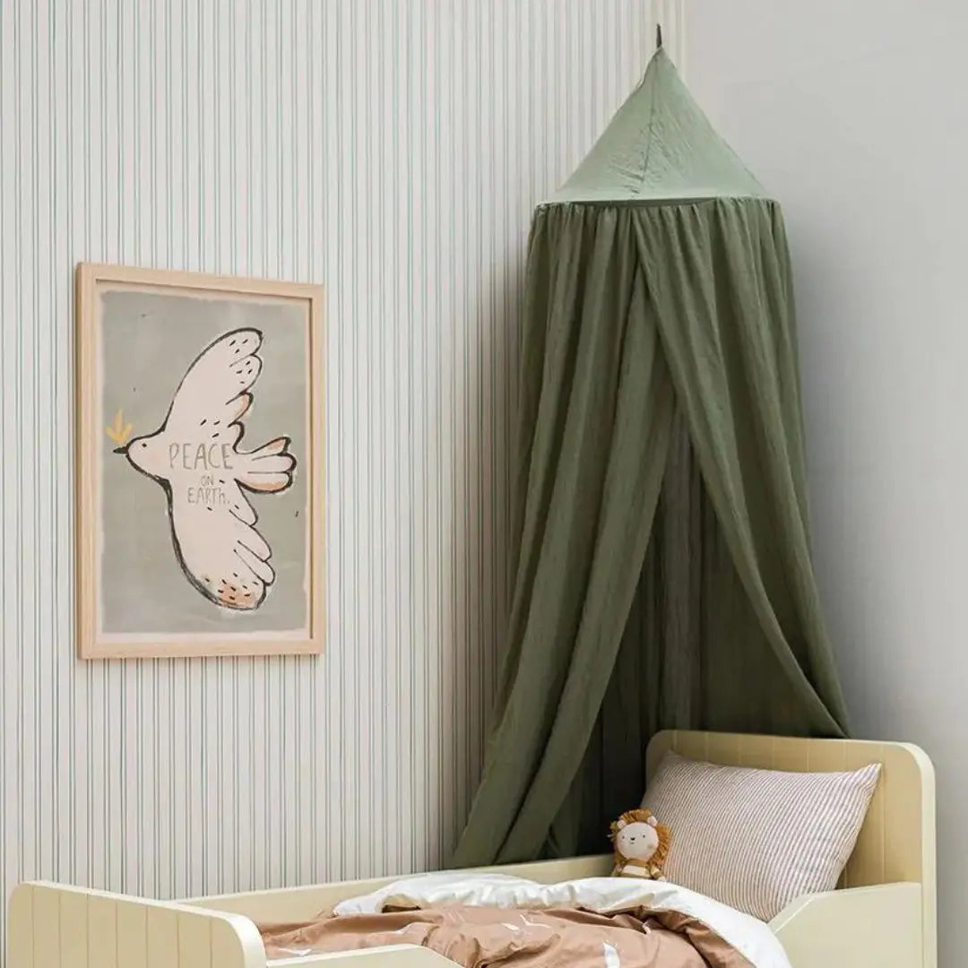 Bibelotte behang - Strepen Biscuit