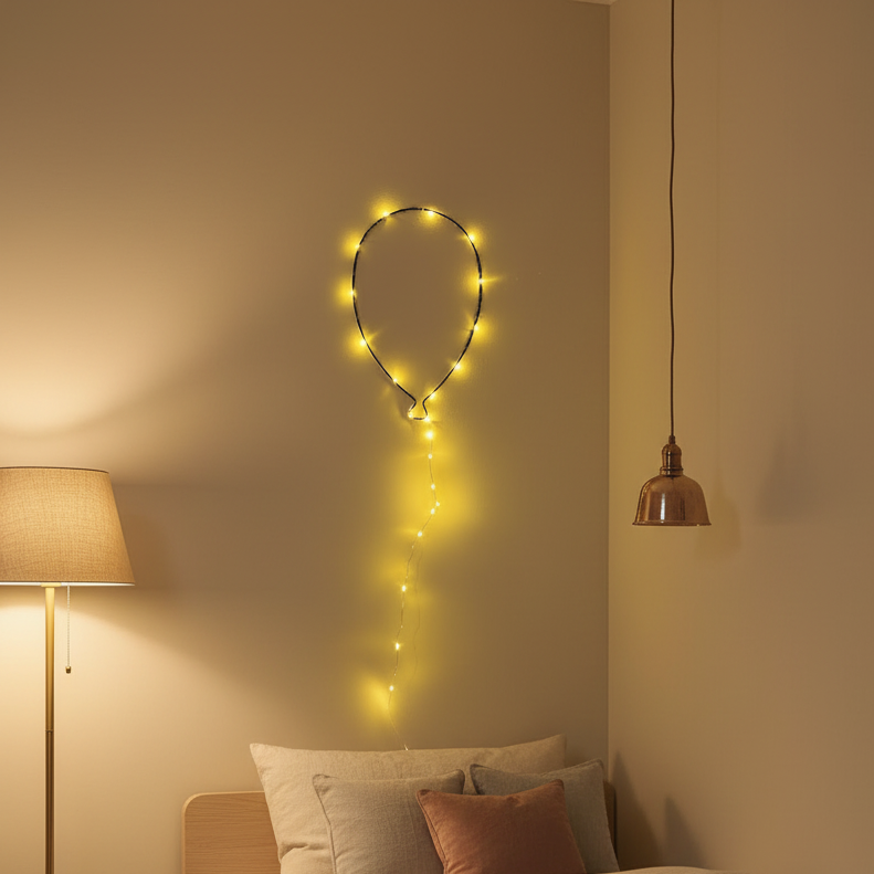 Ballon draadlamp