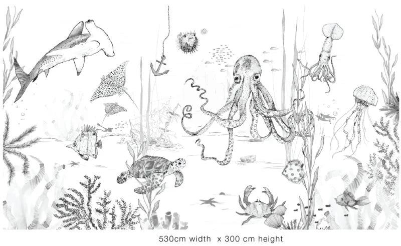Ocean Behang - Underwater Wonders