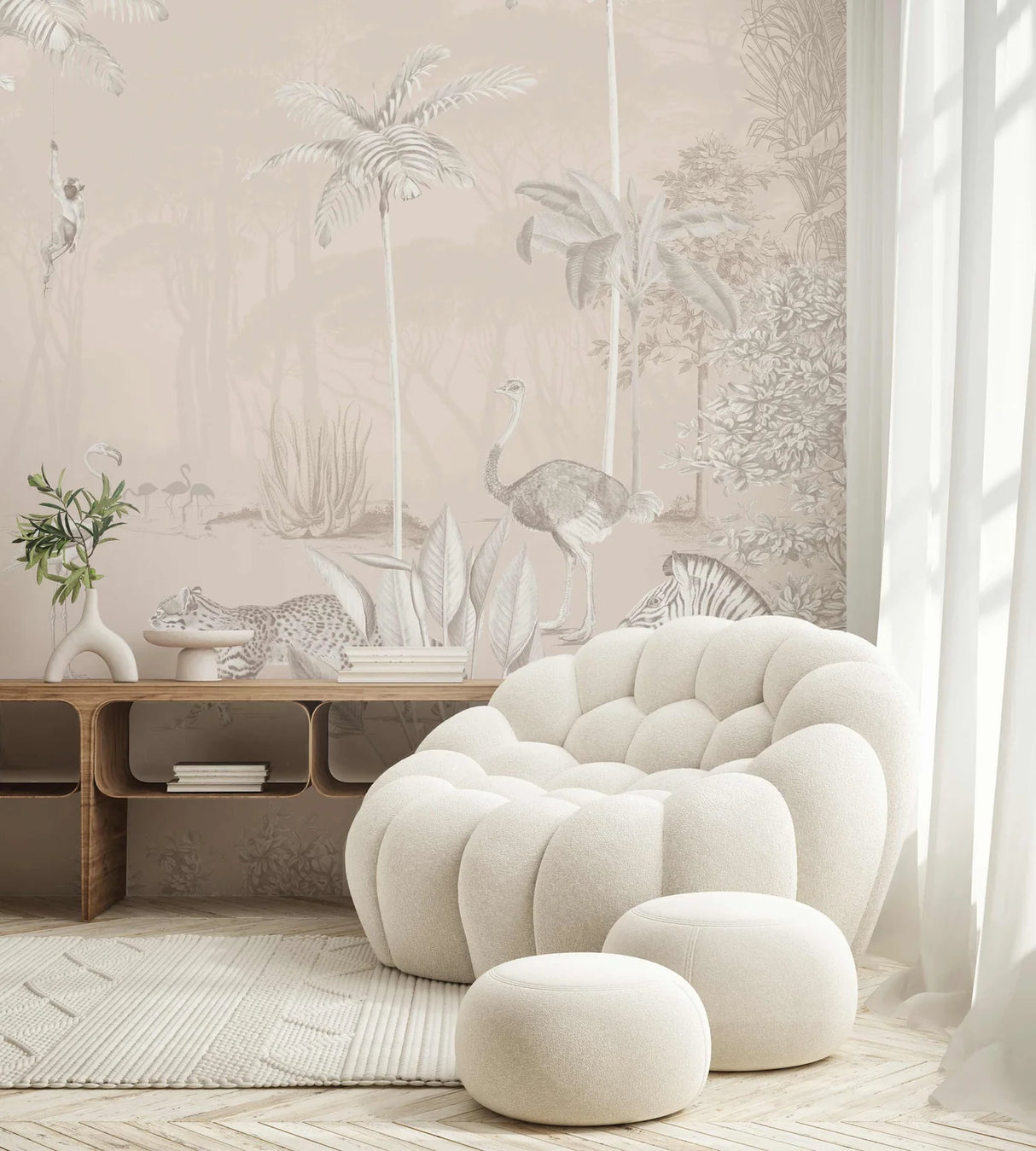 Jungle Behang - Wildlife's Playground