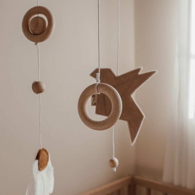 Baby mobiel - Daisy daylight beige