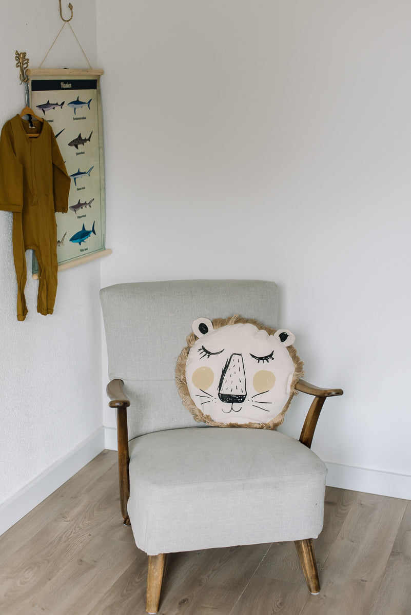 Sierkussen leeuw met franjes