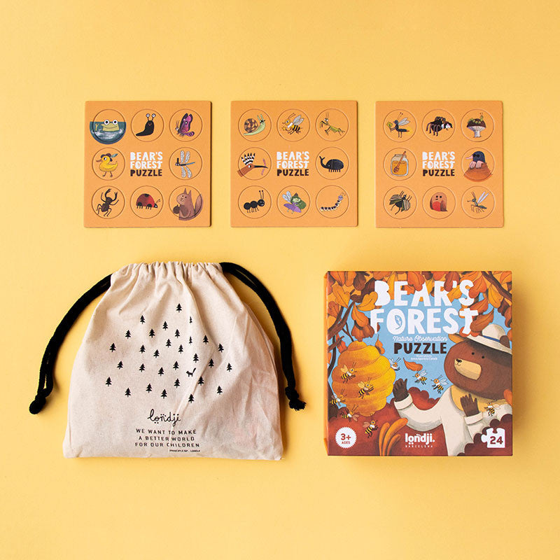 Londji bear's forest /bos puzzel voor jonge kinderen