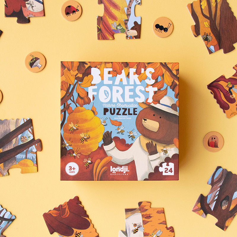 Londji bear's forest /bos puzzel voor jonge kinderen