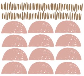 Muurstickers Bibelotte ochtendgloren roze