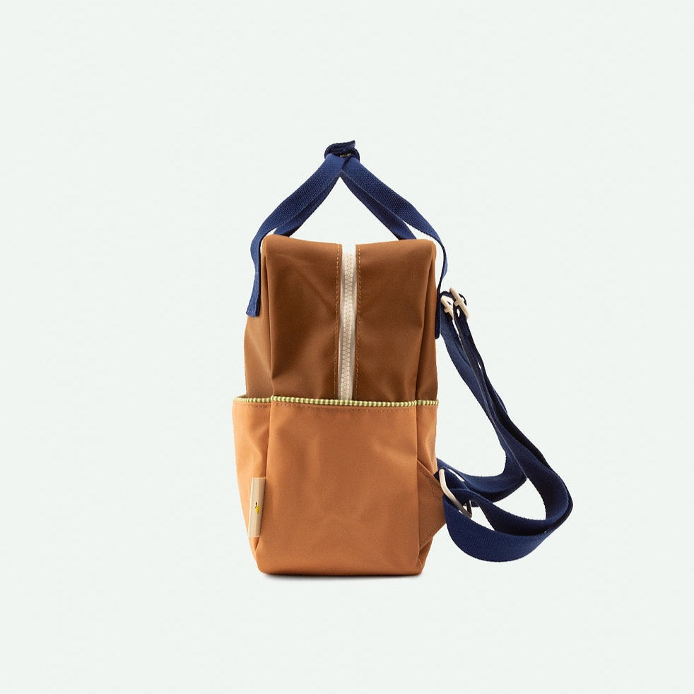 Sticky Lemon - rugzak voor kinderen in kleuren bruin en oranje