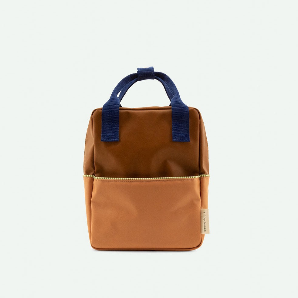 Sticky Lemon - rugzak voor kinderen in kleuren bruin en oranje