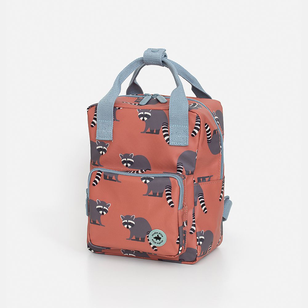 Studio-Ditte-kinder-rugzak-wasbeer-roest-rood