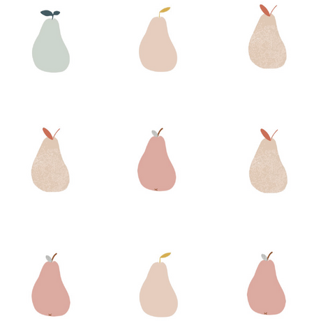 Bibelotte Peertjes roze behang