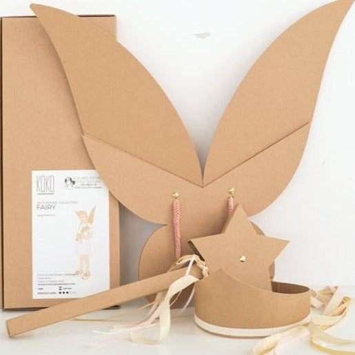 koko cardboards fairy/fee kostuum