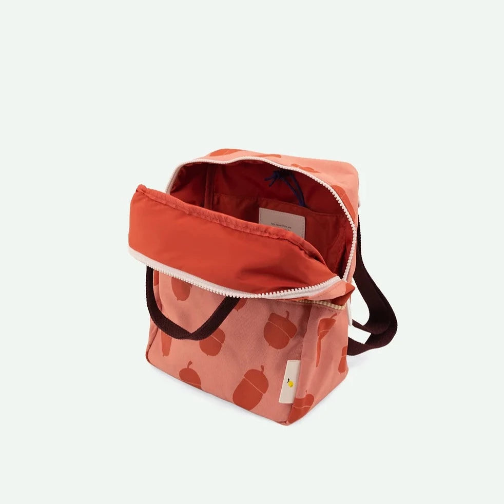 Sticky Lemon envelope collection - special edition acorn. Roze en rode kinder rugzak