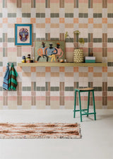 Bibelotte Behang - Patchwork retro