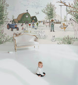 Boerderij behang kinderkamer of babykamer