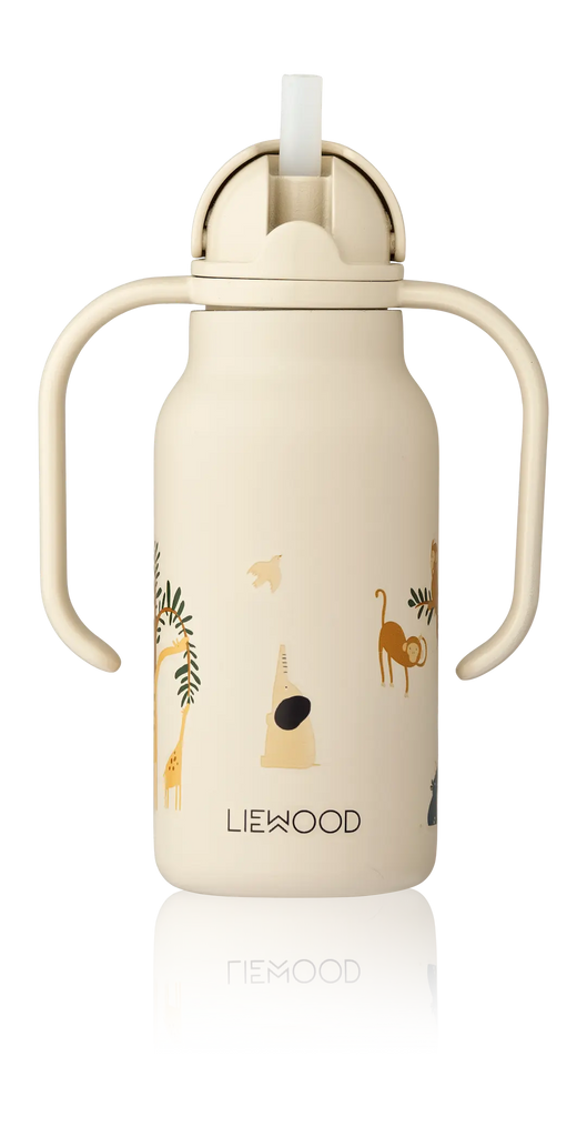 Waterfles van Liewood voor peuters en kleuters, fles voor onderweg.