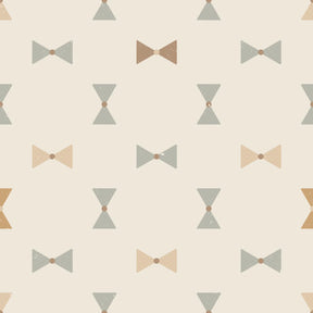 babykamer en kinderkamer behang strikjes