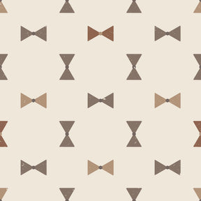 babykamer en kinderkamer behang strikjes