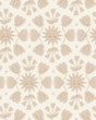 Behang voor kinderkamer of babykamer retro bloemen