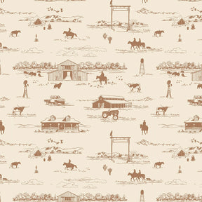 Behang voor kinderkamer of babykamer country