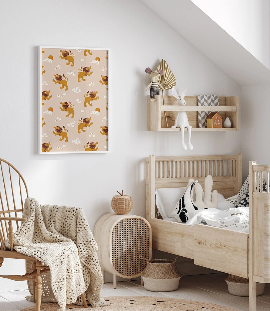 Behang voor kinderkamer of babykamer 