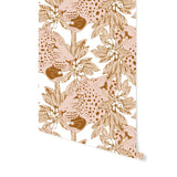 Behang Pinky Leopard