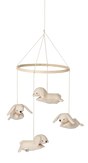 Babymobiel Liewood voor wieg of box met schattige witte honden