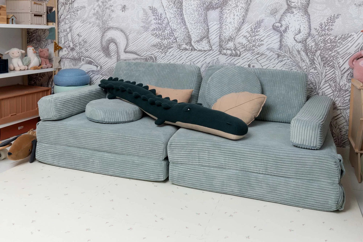 Modulaire speelbank - logeerbed voor kinderkamer van Shappy