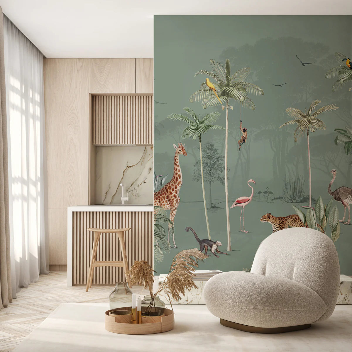 Jungle Behang - Wildlife's Playground