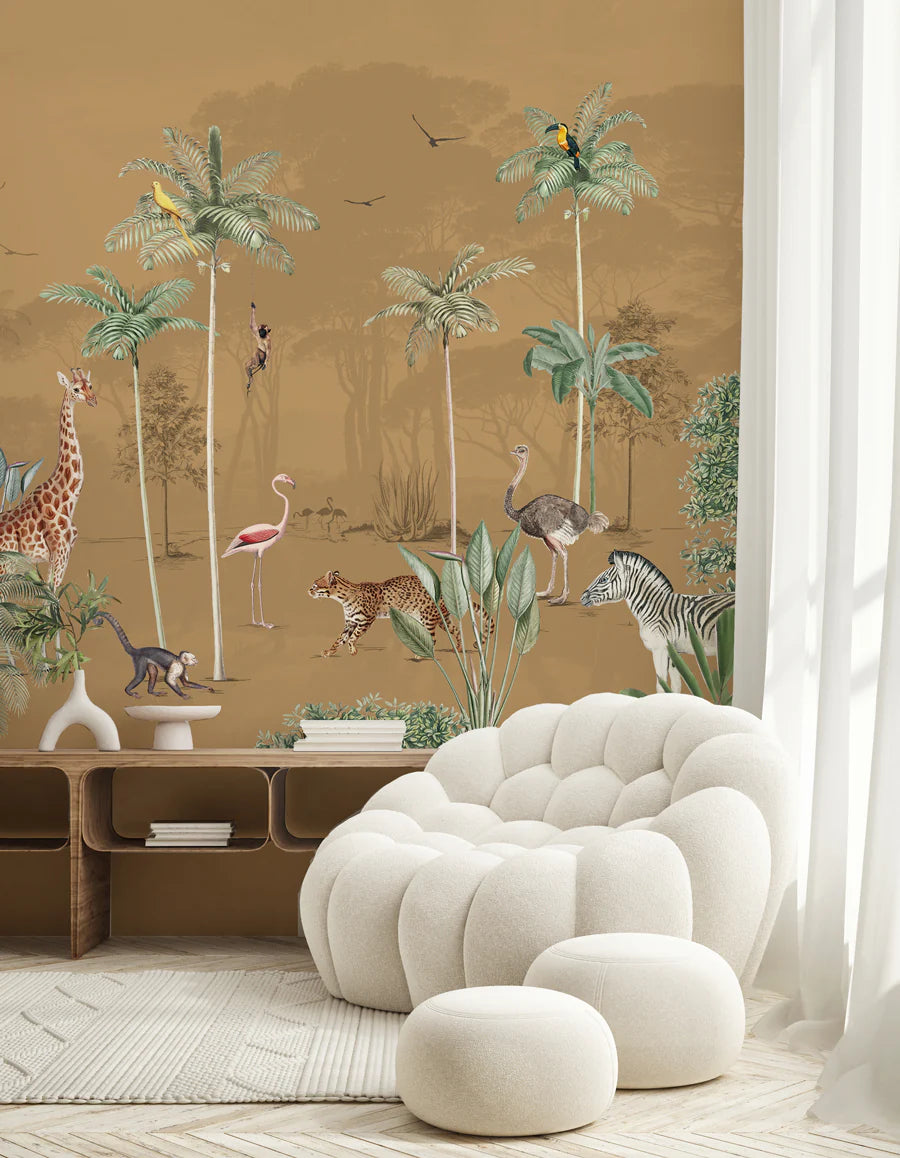Jungle Behang - Wildlife's Playground