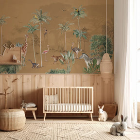 Fotobehang jungle kinderkamer Annet Weelink