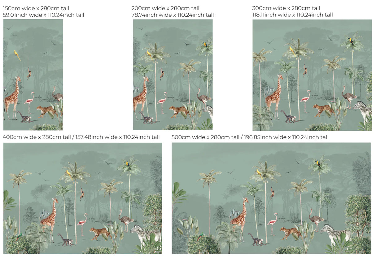Jungle Behang - Wildlife's Playground