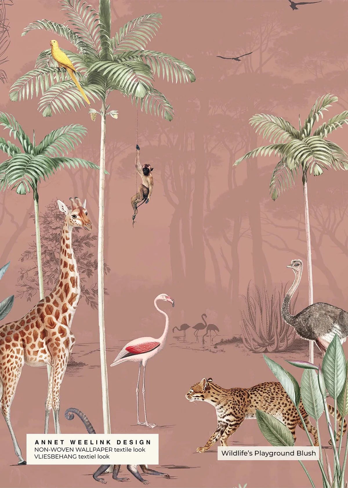 Jungle Behang - Wildlife's Playground