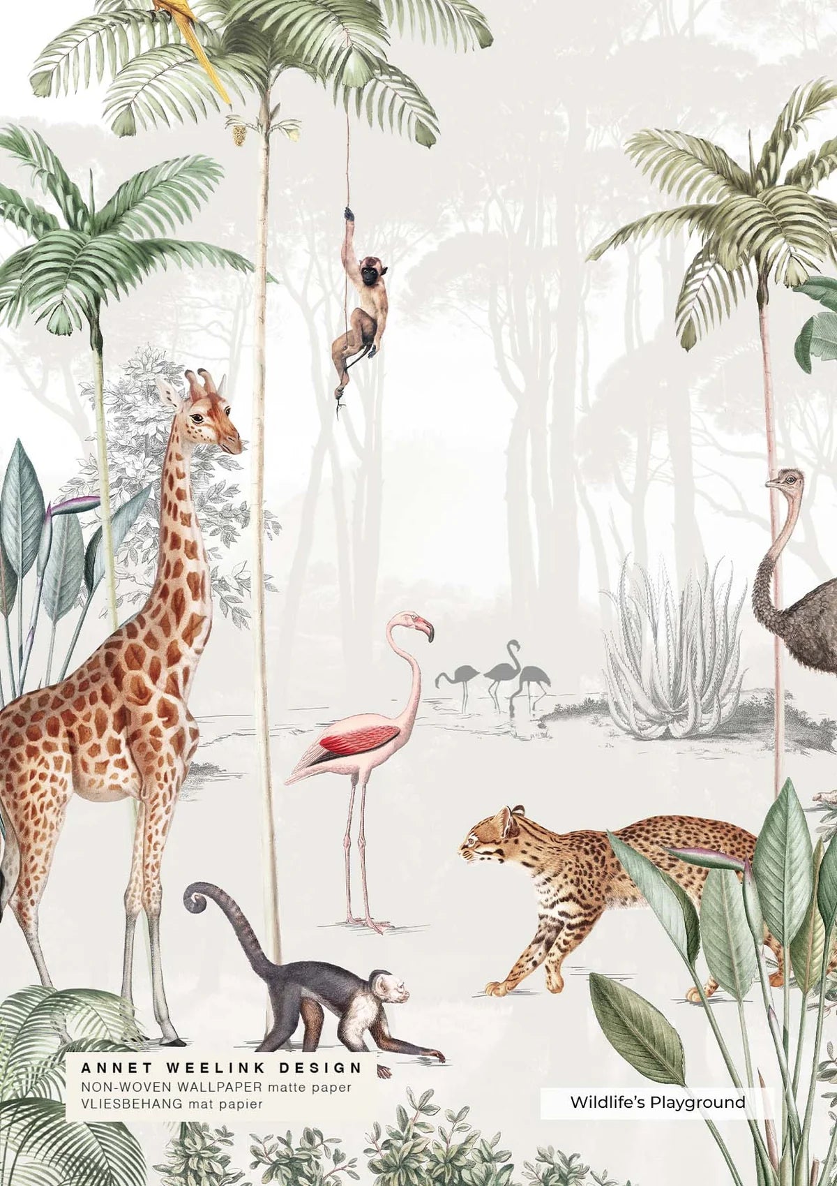 Jungle Behang - Wildlife's Playground